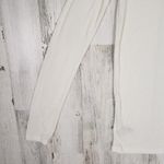 DKNY NWOT  Jeans Cream Ribbed Knit Long Sleeve Keyhole Top Women's Size XL Photo 8