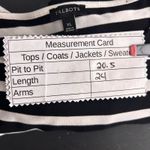 Talbots Womans Blouse Size XL Nautical Preppy Coastal Beach Travel Ruffle Sleeve Photo 9