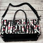 Calvin Klein Tote Bag Polyester Exterior Pink Floral Design Photo 0