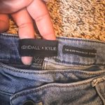 Kendall + Kylie The Icon High Rise Straight Leg Ripped Distressed Jeans Women's Blue Size undefined Photo 1