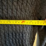 Calvin Klein Women's Charcoal Gray Cable Knit Sweater Dress Long Sleeve Zipper M Photo 11