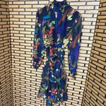 Alex Marie ‎ Blue Floral Dress Size 6 Photo 1