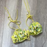 Strangers and Lovers Bikini Top floral bright womens Yellow (medium) swim beach Photo 0