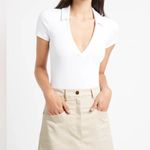 Kookai  Cream Mini Skirt Photo 0