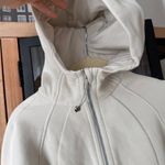 Lululemon  Scuba Full-Zip Cropped Hoodie sweatshirt Bone greige jacket Photo 2