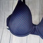 Tommy Hilfiger  Navy Blue Polka Dot Bra Photo 2