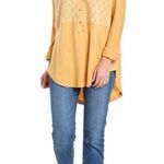 Free People  We the free oversized peach fuzz top Photo 1