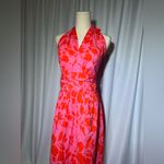Boston Proper  Cabana Floral Halter Dress | NWT 18 Photo 3