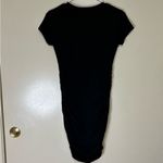 Babaton  Black Ruched Midi Dress Photo 1