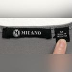 Milano Gray Braided Midi Dress Women’s Sleeveless Casual Cocktail Party Size M Size M Photo 2