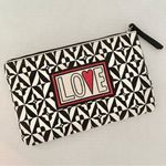 Brighton Love Zippered Makeup Bag Women's Black White Photo 2