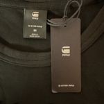 G-Star Women's G-Script Baby Brother Stitch Top T-Shirt Black Size Medium NWT Photo 10