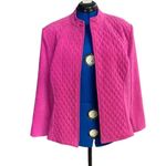 JM Collection JM Collection by Jeniffer Moore Women’s Quilted Suede like Jacket Pink S… Photo 1