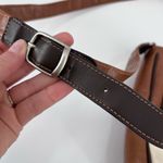 Mouflon Sacs Canada color block leather shoulder bag crossbody‎ patchwork boho Brown Photo 8