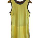 Title Nine  Sleeveless Speed Racer Athletic Dress Yellow Gray Medium Photo 0