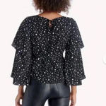 J.O.A. Los Angeles Stars Ruffle Blouse size s Photo 1