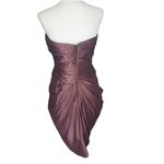 Bebe  strapless mini dress with embellishments ruching & tu;ip skirt size xs Photo 3
