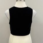 YITTY Savage X Fenty Black 70s Terry Sleeveless Crop Top with Tie Front - Size 2X Photo 1