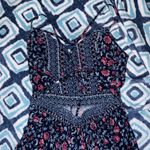 Hollister  Floral Open Back Backless Cut Out Romper Photo 3