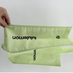 Lululemon Large Light Lime Green Shopping Tote Bag 13.5" x 6" x 16" Logo Reuse Photo 3