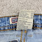 Faded Glory Vintage  Jeans Womens 12 Light Wash Blue Floral Flap Pockets Wide Leg Photo 4