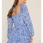 Francesca's  Francesca’s Bow Front Floral Tiered Mini Dress Photo 1