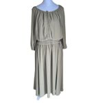 Zimmermann  - Boat Neck Midi Dress Khaki Dresses Sz 2 (US 8) Photo 1