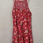 American Eagle  Outfitters Boho Flowy Orange Floral Romper Size Small Photo 7