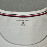 Tommy Hilfiger NWT Jeans Shirt 0X Womens White Graphic Tee Short Sleeve Top Photo 2