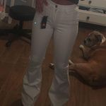 White Flare Jeans Size 25 Photo 0