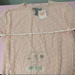 Forever 21 Pink Sheer Heart Top Photo 3