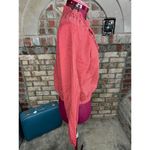 peasant blouse ruffle collar red polkadot Size M Photo 6