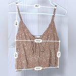 BECOOL Women’s Ditsy Floral Summer Flowy Tank Top Brown Size L Photo 4