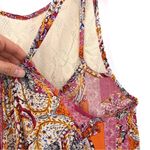 Free People INTIMATELY Count Me In Trapeze Tunic Top Pink Orange Cream M Photo 12