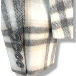 Bagatelle Cropped Blazer Cream, Gray and Beige Women’s Size Medium Single Button Photo 6