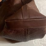 Gucci Vintage Tote Bag 247209 Diamante Shoulder Bag Brown Leather Photo 3