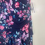 Signature by Robbie Bee Blue and Pink Asymmetrical Sundress Size XL Photo 6