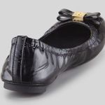 Tory Burch Eddie Bow Patent Leather Ballerina Flats Photo 4