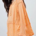 Free People  Hong Kong Henley Striped Shirt Photo 6