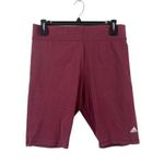 Adidas  Women's Burgundy Workout Shorts Photo 0