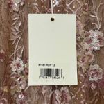 Mac Duggal NWT  67481 Pink Floral Embellished Sleeveless Plunge Neck Gown Size 12 Photo 10