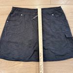 Kuhn Casual Black Cargo Skort Pockets and Built in Shorts Hiking Athletic Golf L Size L Photo 11