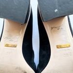 Gucci GG Marmont Fringe Block Heel Pumps Black Suede 39 Photo 12