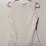 East 5th Elegant Lace Sleeveless Ivory Vintage Y2K Top Photo 1