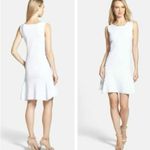 Theory Nikayla Mega White Jacquard Sleeveless Fit and Flare Dress Size M Photo 10