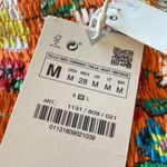 ZARA NWT  PRINTED FLORAL FLOUNCE CROP TOP MEDIUM MULTICOLORED Photo 8