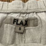 Flax  Shorts Womens Small Beige Linen Minimalist Boho Lagenlook Bermuda Relaxed Photo 1
