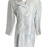NWT Womens Trio New York Silk Contemporary Career Blazer Jacket Dress Set Photo 0