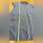 Flax 100% linen blue pinstripe dress size medium Photo 6