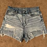 American Eagle Outfitters Ripped Jean Shorts Photo 0